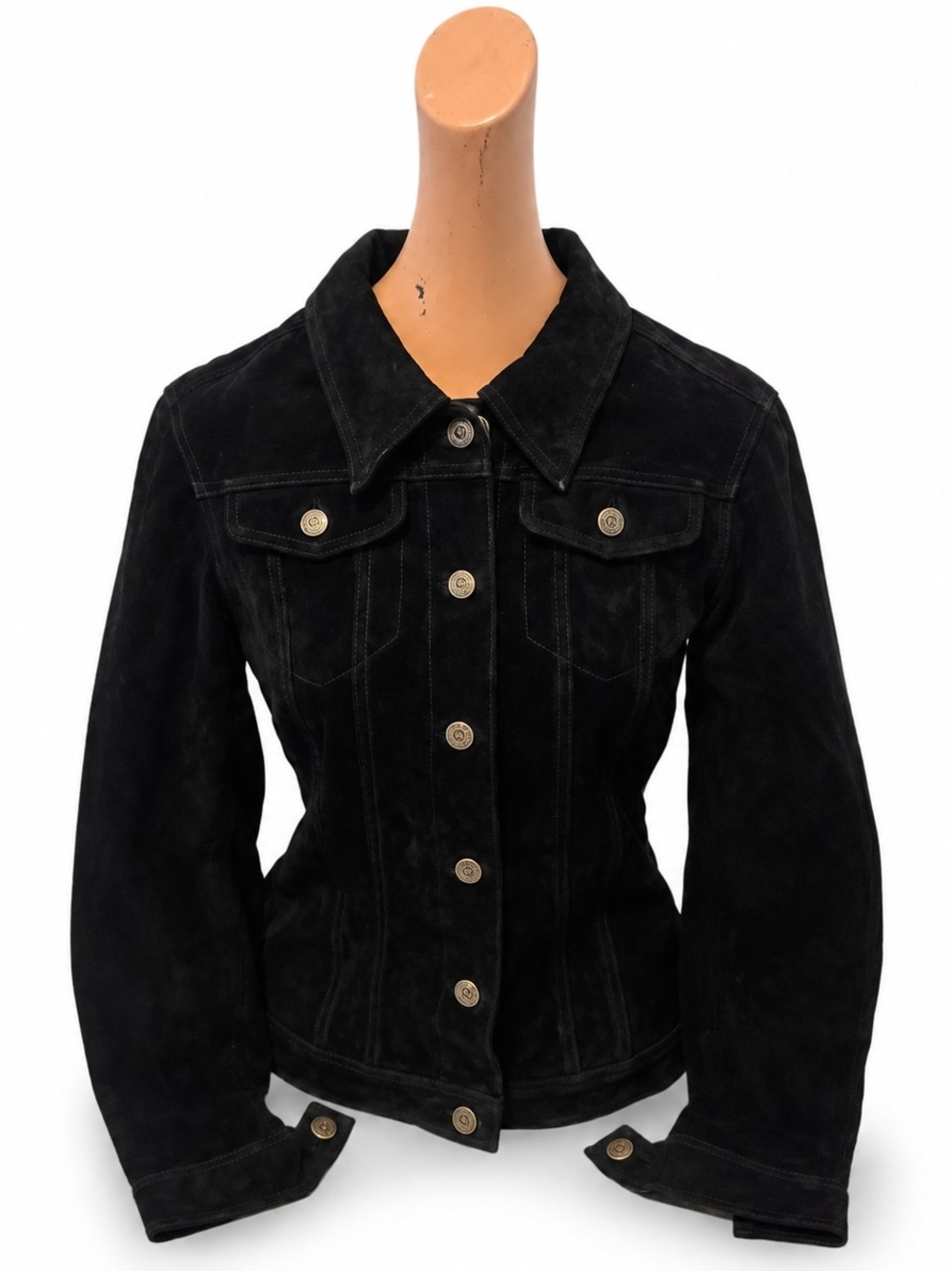 Joseph Suede Button Down Jacket - Women's Size, Small.